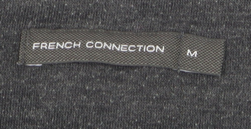 French Connection Men's Grey Cotton Pullover Jumper M