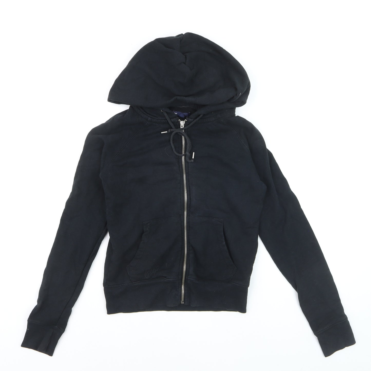 GAP Men’s Black Full Zip Hoodie Small Cotton Blend