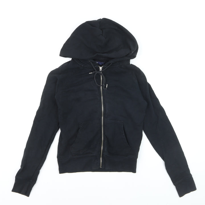 GAP Men’s Black Full Zip Hoodie Small Cotton Blend