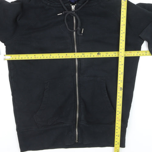 GAP Men’s Black Full Zip Hoodie Small Cotton Blend