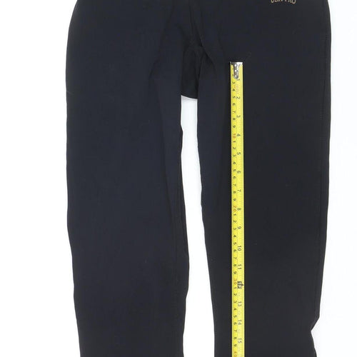 USA Pro Womens Black Capri Leggings Size 10 Gym Yoga Activewear