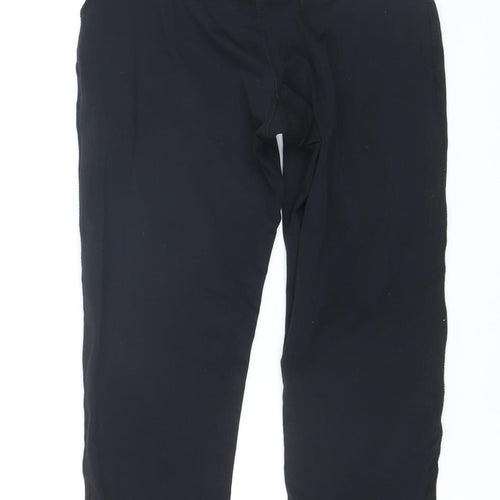USA Pro Womens Black Capri Leggings Size 10 Gym Yoga Activewear