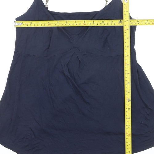 Mexx Women's Blue Lyocell Camisole Tank Top Size M