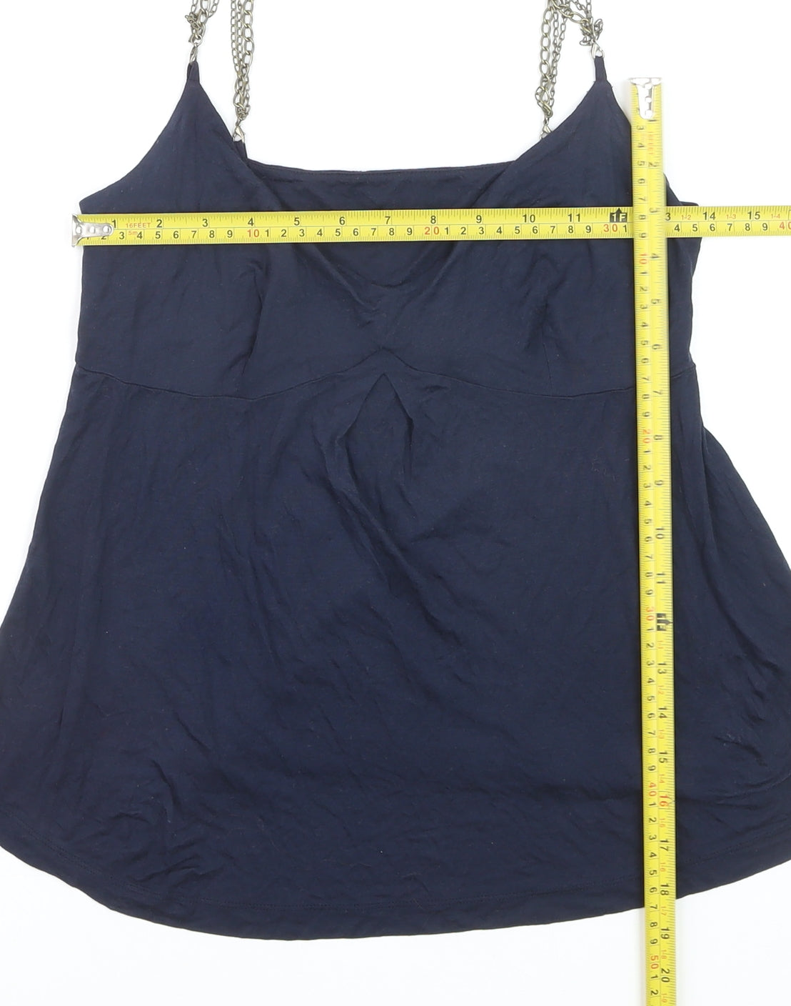 Mexx Women's Blue Lyocell Camisole Tank Top Size M