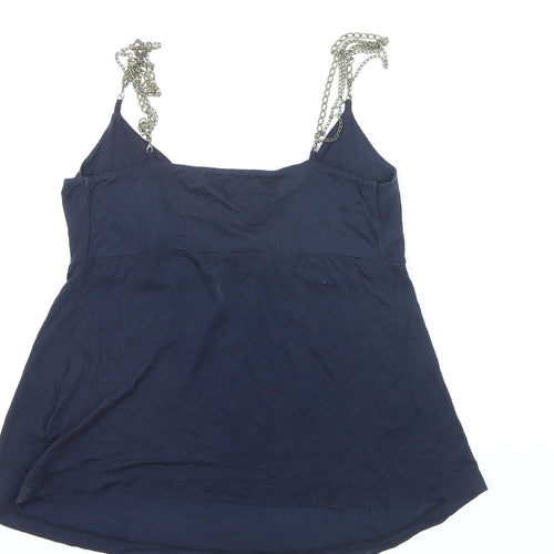 Mexx Women's Blue Lyocell Camisole Tank Top Size M