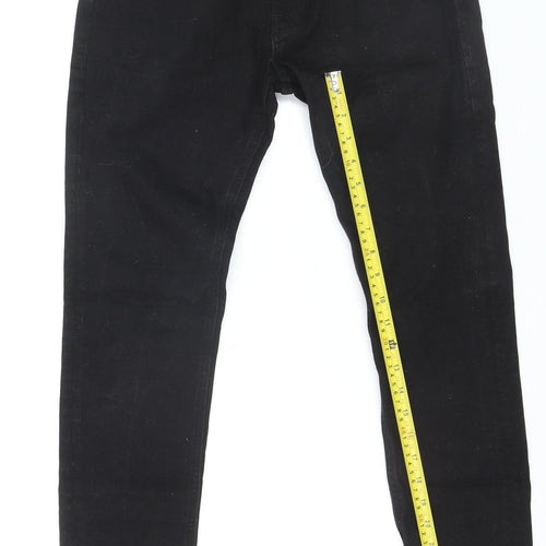 Jack & Jones Men's Black Slim Fit Skinny Denim Jeans 32W 30L