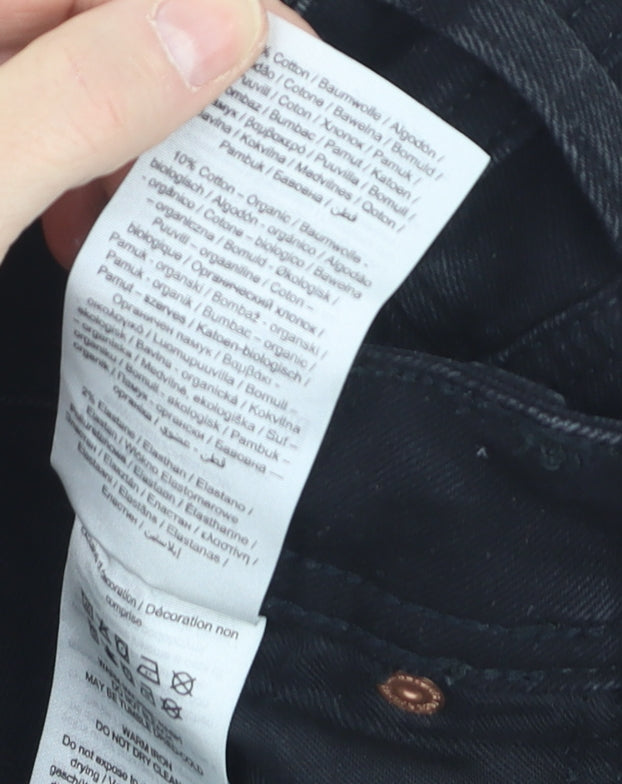 Jack & Jones Men's Black Slim Fit Skinny Denim Jeans 32W 30L