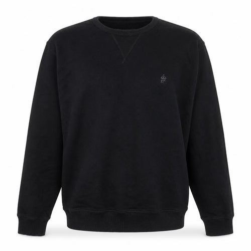 French Connection Men’s Black Cotton Pullover Jumper M