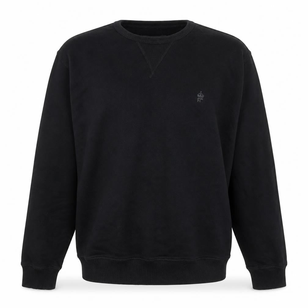 French Connection Men’s Black Cotton Pullover Jumper M