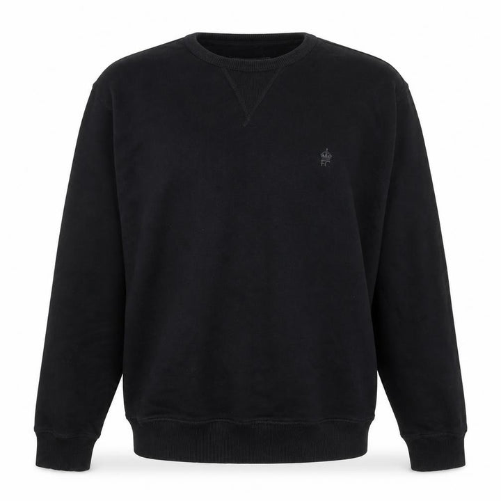 French Connection Men’s Black Cotton Pullover Jumper M