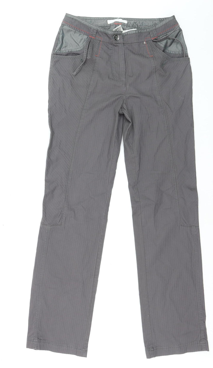 Energie Men Grey Straight Jeans 34 Waist Cotton Blend Stretch