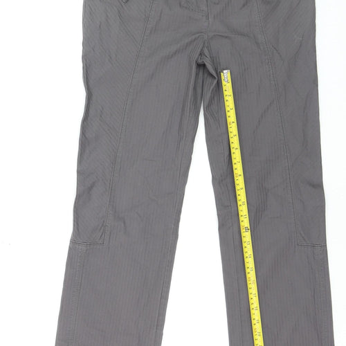 Energie Men Grey Straight Jeans 34 Waist Cotton Blend Stretch