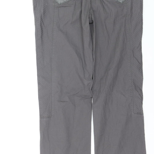 Energie Men Grey Straight Jeans 34 Waist Cotton Blend Stretch
