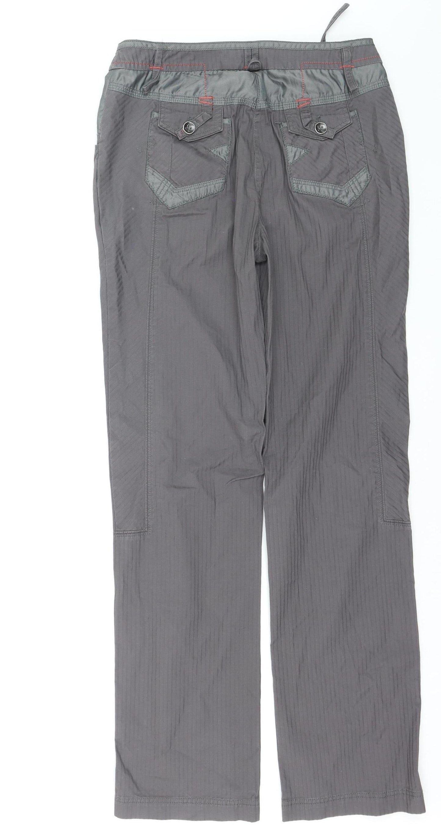 Energie Men Grey Straight Jeans 34 Waist Cotton Blend Stretch