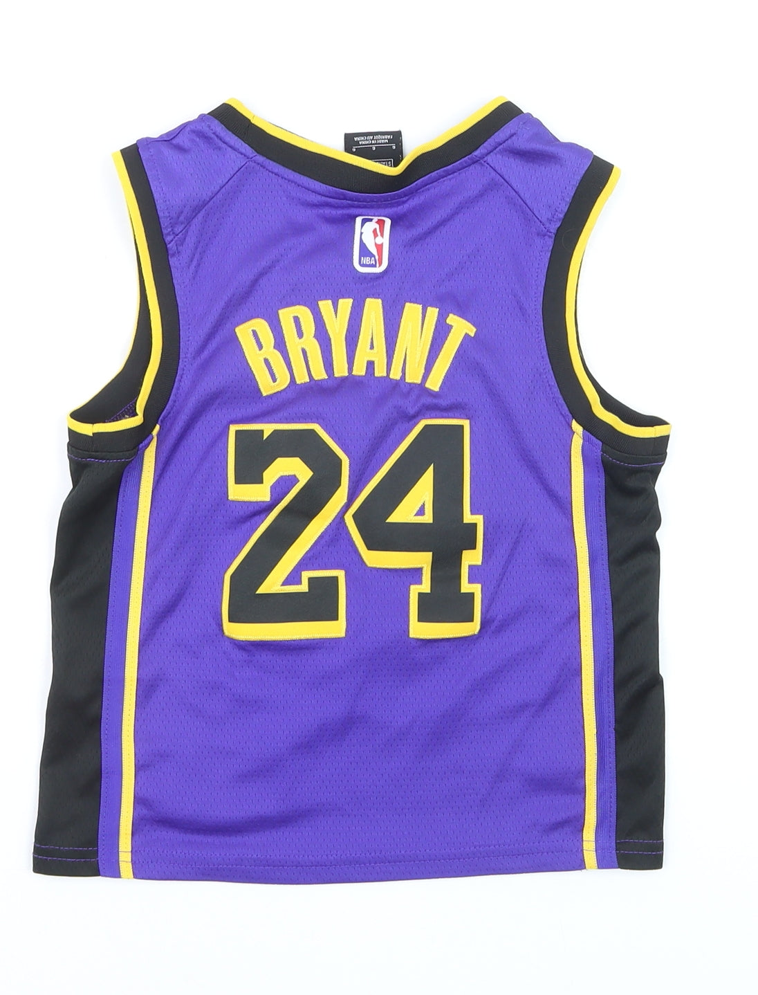 Jordan Boys Purple Lakers #24 Basketball Tank Top Jersey 6 Years