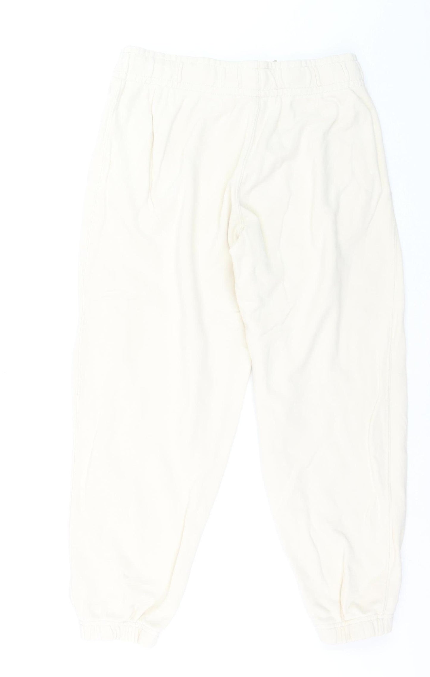 Superdry Girls Ivory Jogger Trousers Size 12 Years Cotton Blend