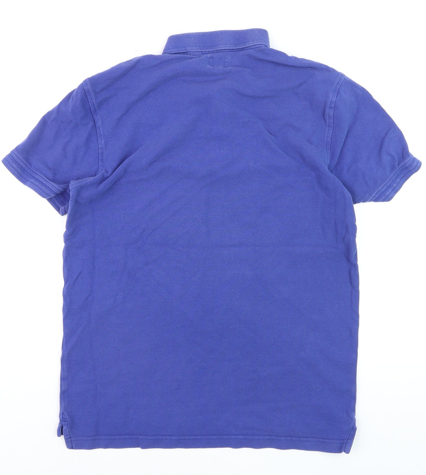 Levi's Men's Blue Short Sleeve Cotton Polo Shirt Size M