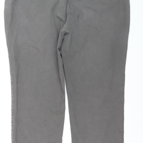 Marks and Spencer Men's Grey Regular Fit Straight Jeans Size 42