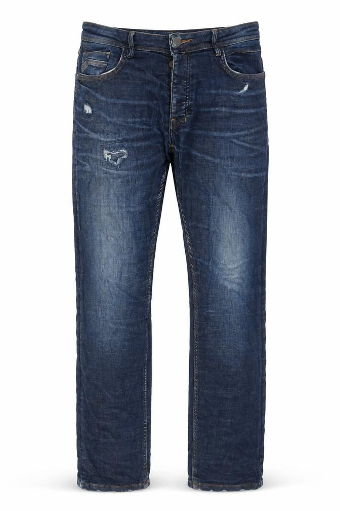 Primark Men’s Blue Straight Denim Jeans Size L W34 L34 Stretch