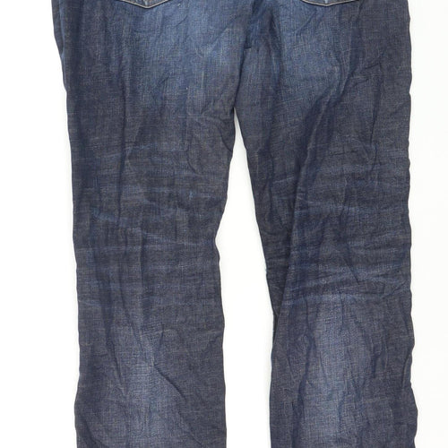 Primark Men’s Blue Straight Denim Jeans Size L W34 L34 Stretch