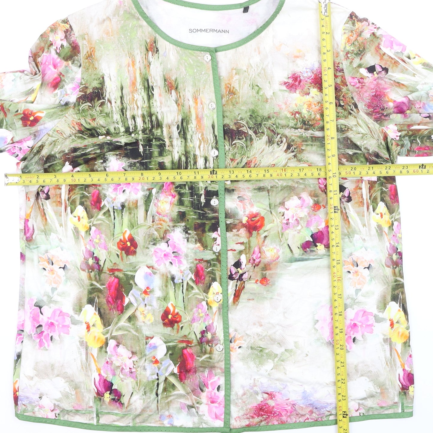 Sommermann Women Multicoloured Floral Tunic Blouse Size 16