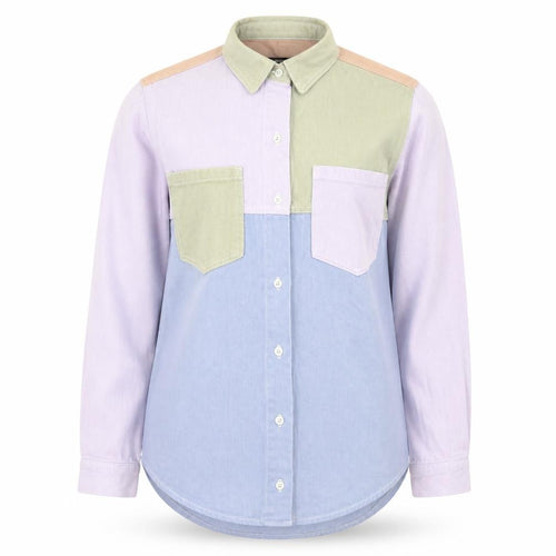 Missguided Womens Multicoloured Cotton Button-Up Shirt Size 6