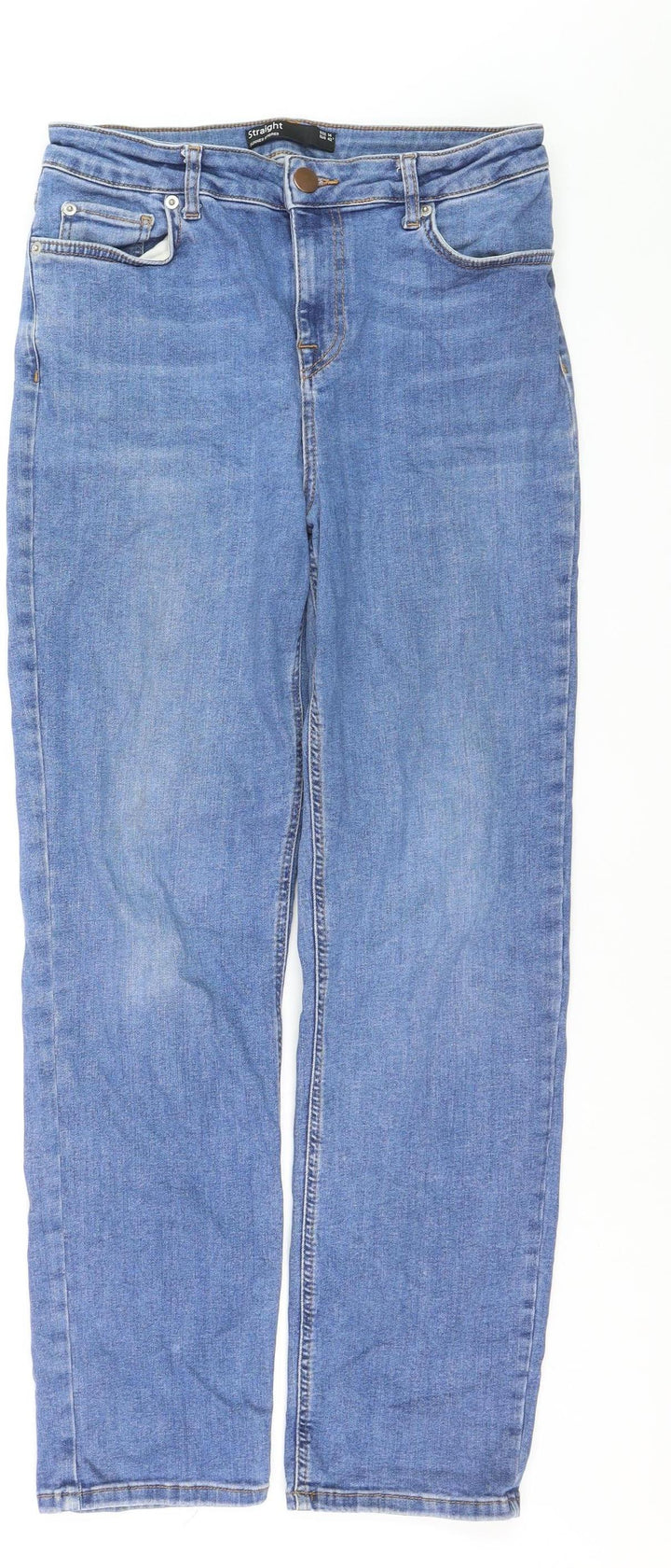 Dunnes Stores Womens Blue Straight Leg Jeans Size 14
