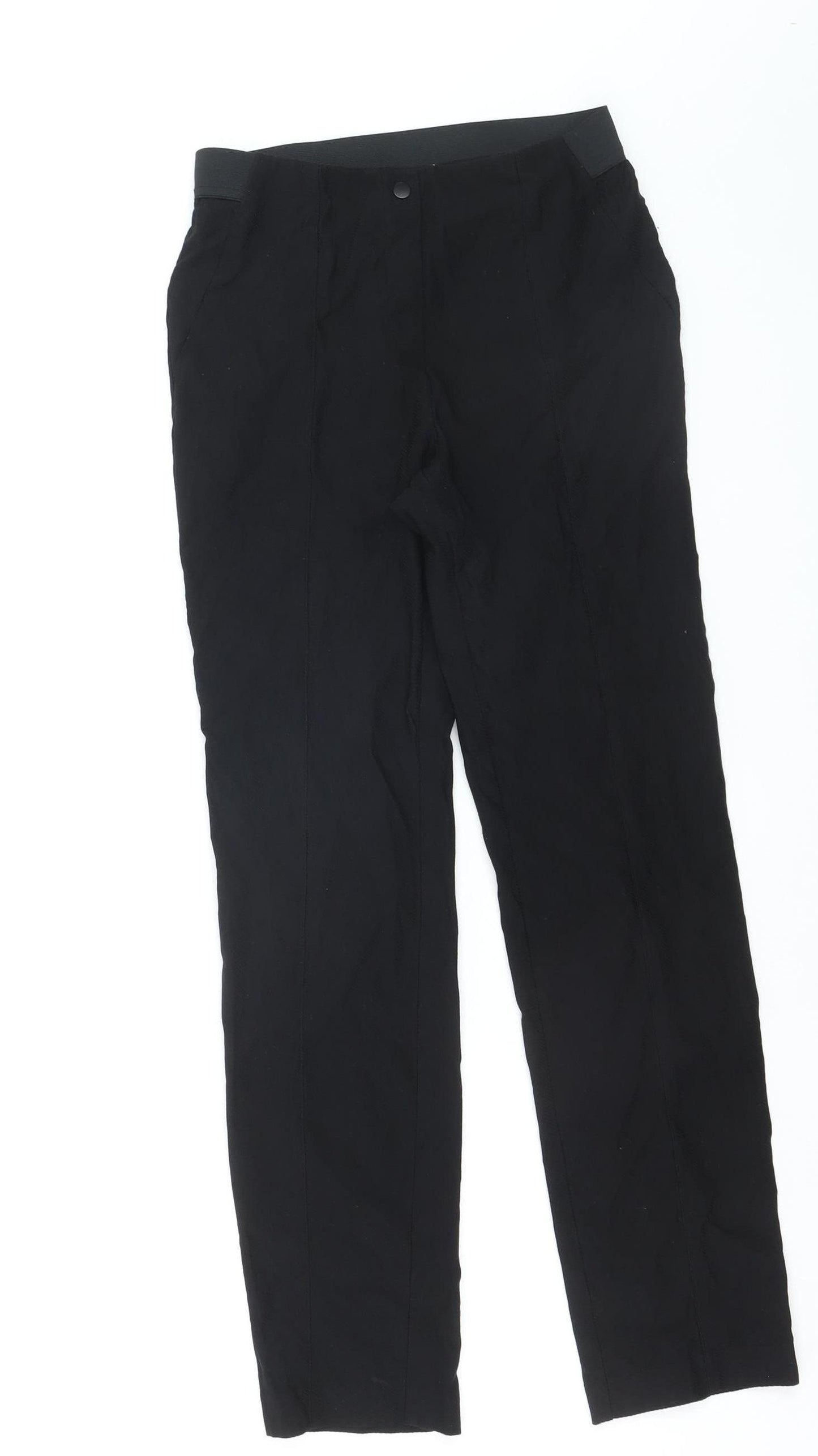 Gallery Women’s Black Stretch Leggings Size 8 Mid Rise Comfort Fit