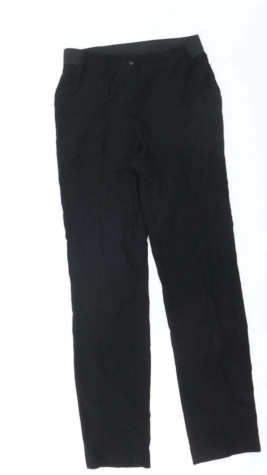 Gallery Women’s Black Stretch Leggings Size 8 Mid Rise Comfort Fit