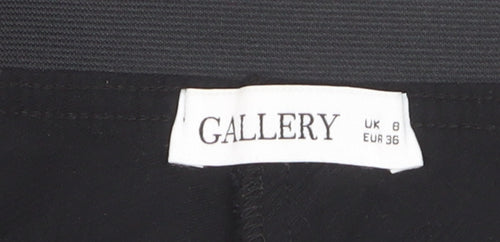 Gallery Women’s Black Stretch Leggings Size 8 Mid Rise Comfort Fit