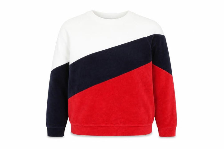 Pull&Bear Womens Multicoloured M Colourblock Crew Neck Sweatshirt