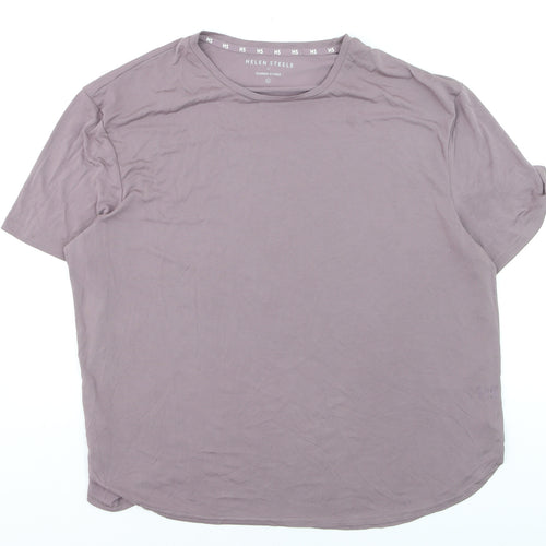 Helen Steele Women's Purple XL Modal Blend Active T-Shirt