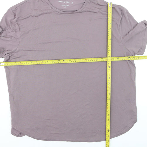 Helen Steele Women's Purple XL Modal Blend Active T-Shirt