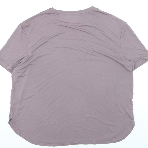 Helen Steele Women's Purple XL Modal Blend Active T-Shirt