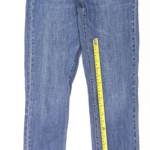 Diesel Women Blue Slim Fit Straight Jeans Size 10