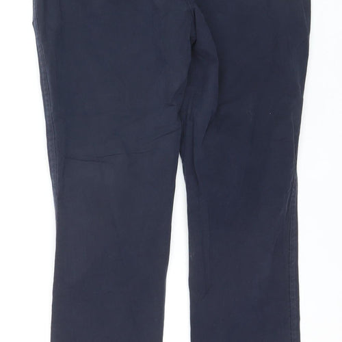 GAP Women’s Blue Size 6 Girlfriend Chino Trousers Cotton Stretch