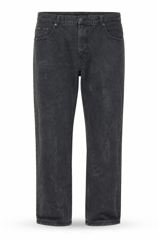 Pierre Cardin Men Black Regular Fit Denim Jeans Size 40W L