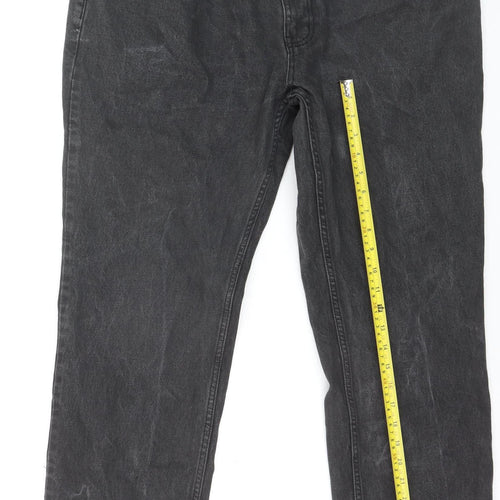 Pierre Cardin Men Black Regular Fit Denim Jeans Size 40W L