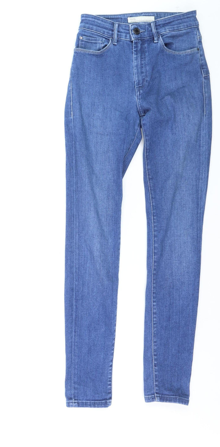 Salsa Women Blue Skinny Mid Rise Stretch Denim Jeans Size 8