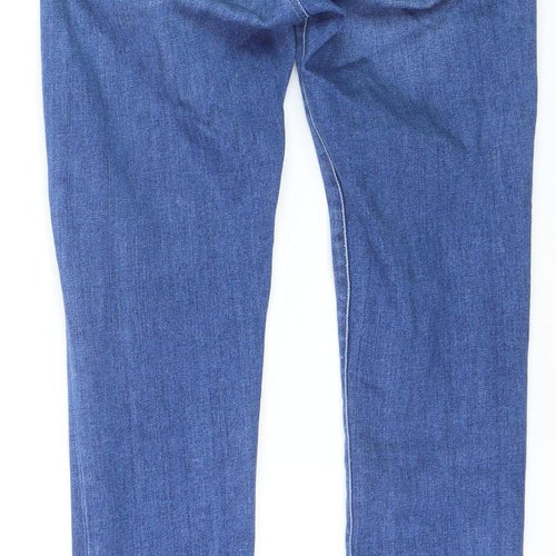 Salsa Women Blue Skinny Mid Rise Stretch Denim Jeans Size 8