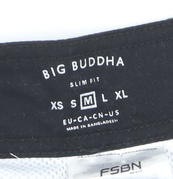 Big Buddha Men's Multicoloured Slim Fit Beach Shorts Size M