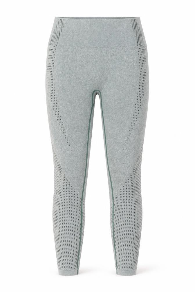 Dunnes Stores Women Green Seamless Leggings L Gym Training