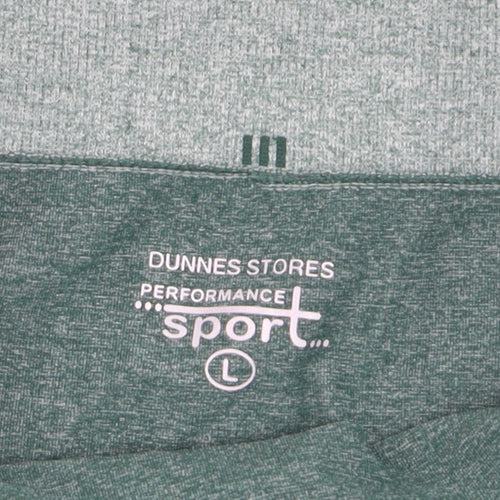 Dunnes Stores Women Green Seamless Leggings L Gym Training