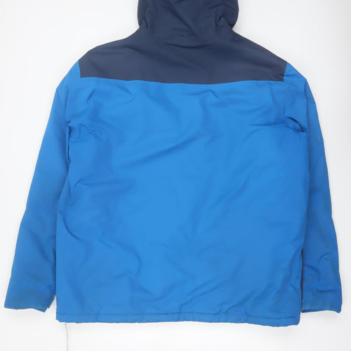 Regatta Men's Blue 2XL Waterproof Hooded Rain Jacket
