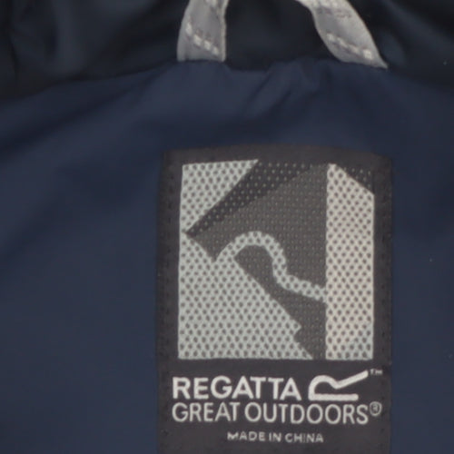 Regatta Men's Blue 2XL Waterproof Hooded Rain Jacket