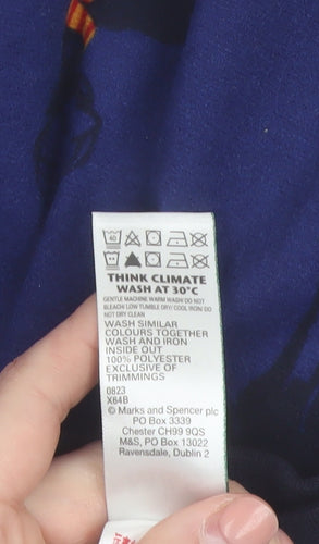 Marks and Spencer Men Blue XXL Christmas Reindeer Lounge Pants