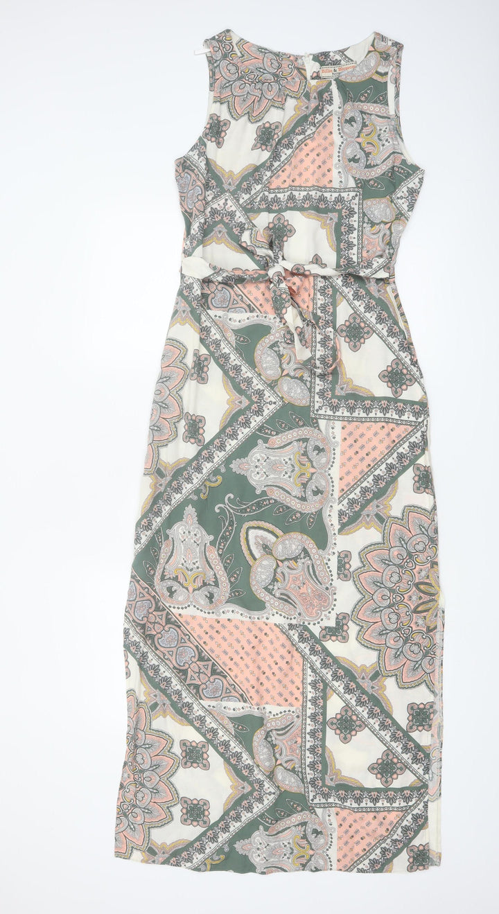 Billie & Blossom Women's Multicoloured Petites Size 10 Midi Sheath Dress