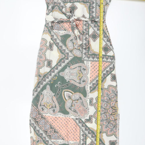 Billie & Blossom Women's Multicoloured Petites Size 10 Midi Sheath Dress