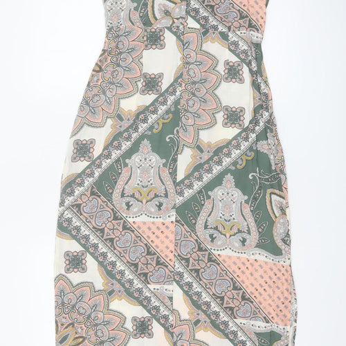 Billie & Blossom Women's Multicoloured Petites Size 10 Midi Sheath Dress