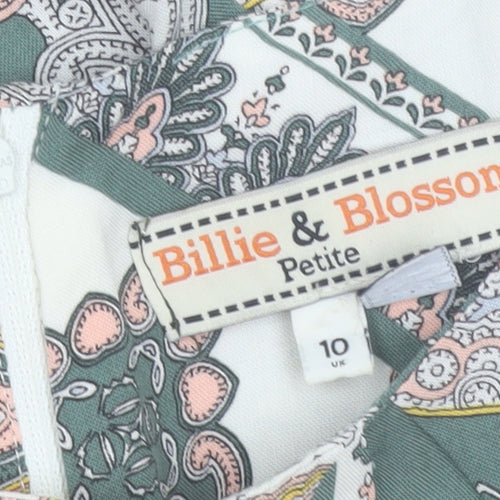 Billie & Blossom Women's Multicoloured Petites Size 10 Midi Sheath Dress